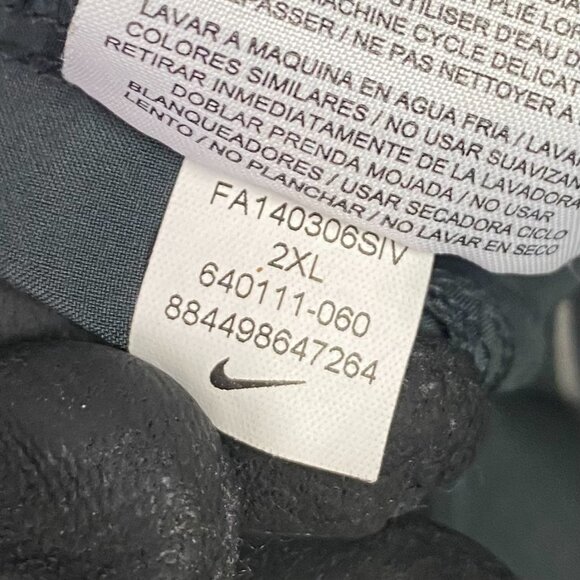 Nike Running Pants Men's 2XL Gray Woven Stretch Ankle Zip Gym Track 640111 060 - Picture 11 of 16